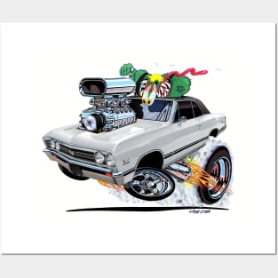 Vince Crains 1967 Chevelle Super Sport White Posters and Art